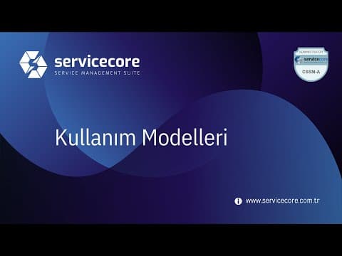 Kullanım Modelleri