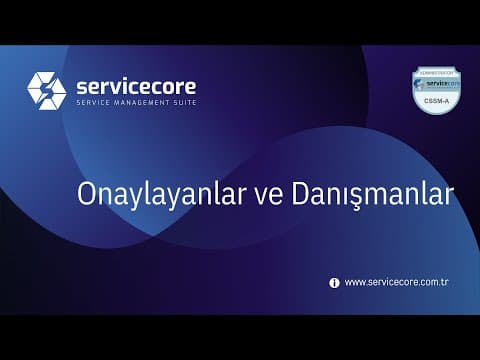 Onaylayanlar ve Danışmanlar