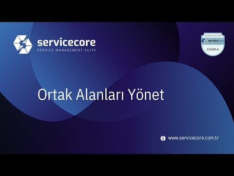 Ortak Alanları Yönetimi