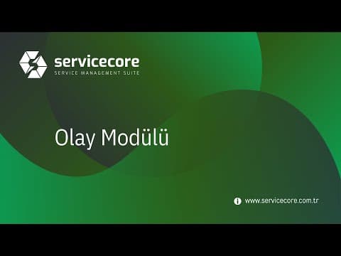 Olay Modülü