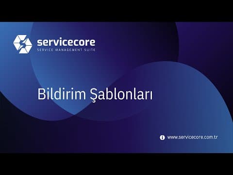 Bildirim Şablonları