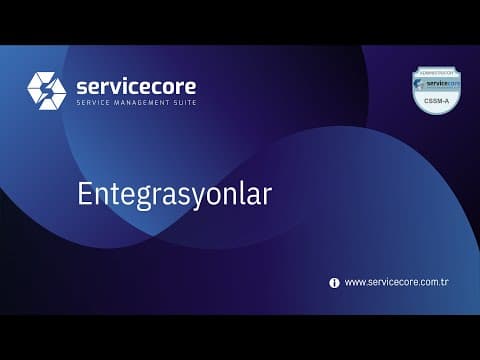 Entegrasyonlar