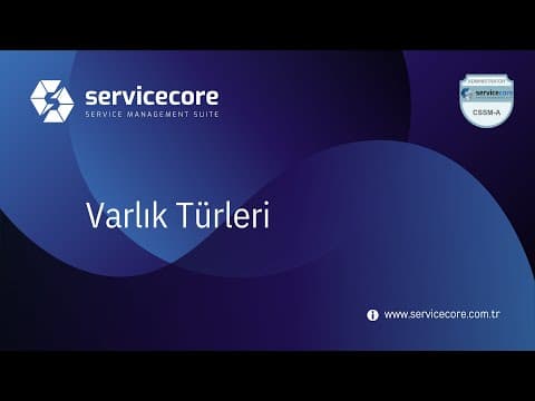 Varlık Türleri