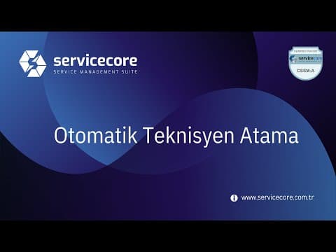 Otomatik Teknisyen Atama